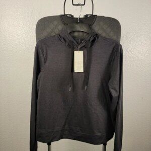 All in Motion Women's Size S Soft Stretch Hoodie Heathered Black UV Protection